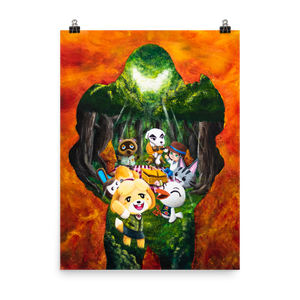 Animal Doom Crossing Eternal - Matte Poster Print