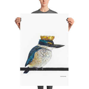 King Fisher - Matte Poster Print